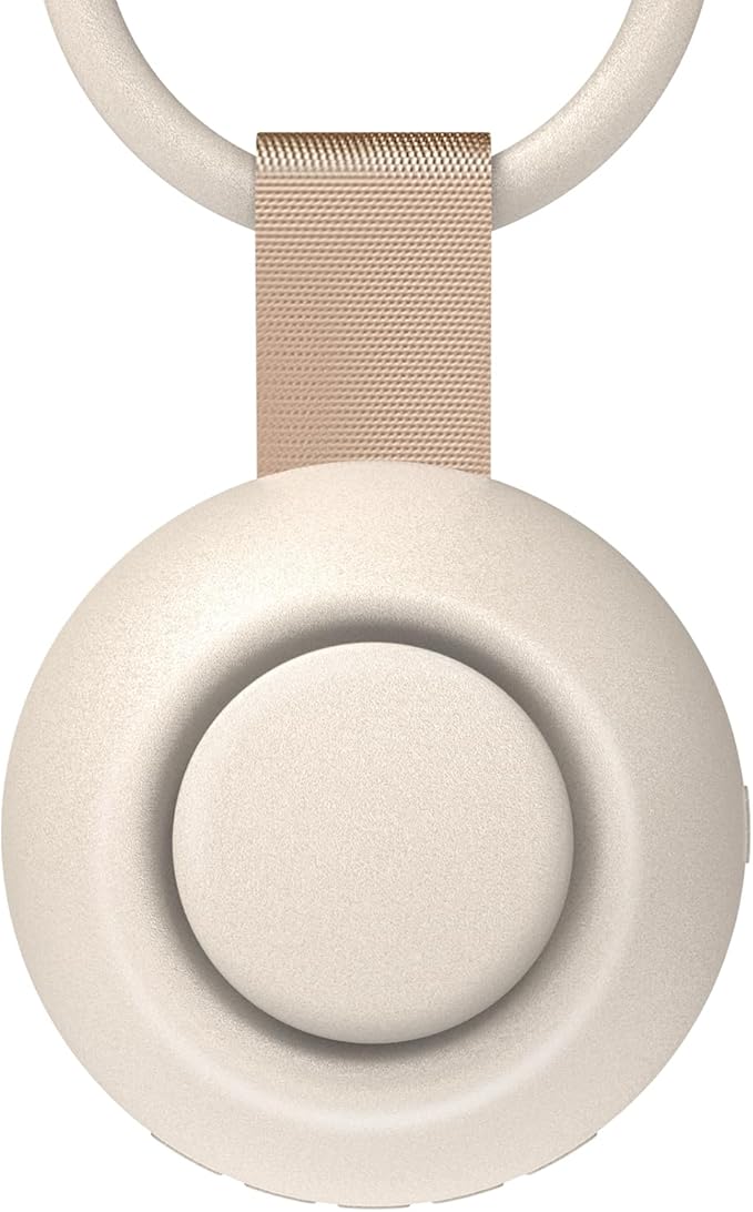 2025 Mom's Choice Awards, Portable Sound Machine for Baby Adult, AI Cry Detection, 18 Soothing Sound, Bluetooth Rechargeable White Noise Machine for Home Office Travel, Nursery Light, Gray