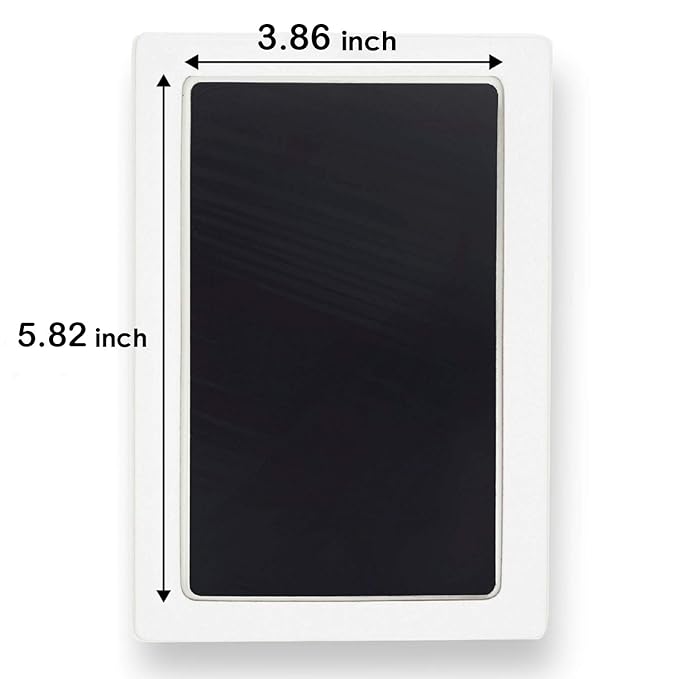 Extra Large Clean Touch Ink Pad for Baby Handprints and Footprints – Inkless Infant Hand & Foot Stamp – Safe for Babies, Doesn’t Touch Skin – Perfect Family Memory or Gift by Tiny Gifts, Black