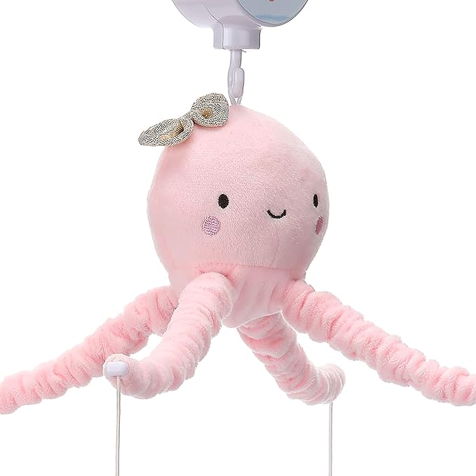 Lambs & Ivy Sea Dreams Dolphin/Turtle Musical Baby Crib Mobile Soother Toy