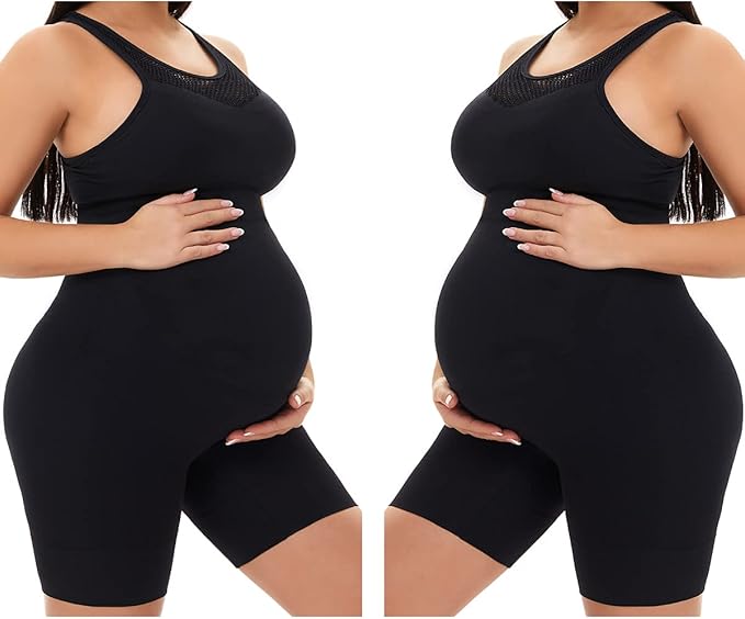 Seamless Maternity Shapewear, Prevent Thigh Chaffing, Pregnancy Belly Support, S-5XL
