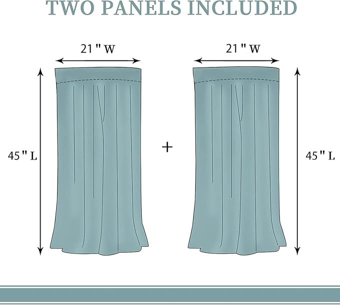 City Rod Pocket Blackout Curtains for Boy Girl Bedroom, Pop Art Style New York Cityscape Thermal Insulated Home Window Drapes for Living Room Darkening, 42x45 inch