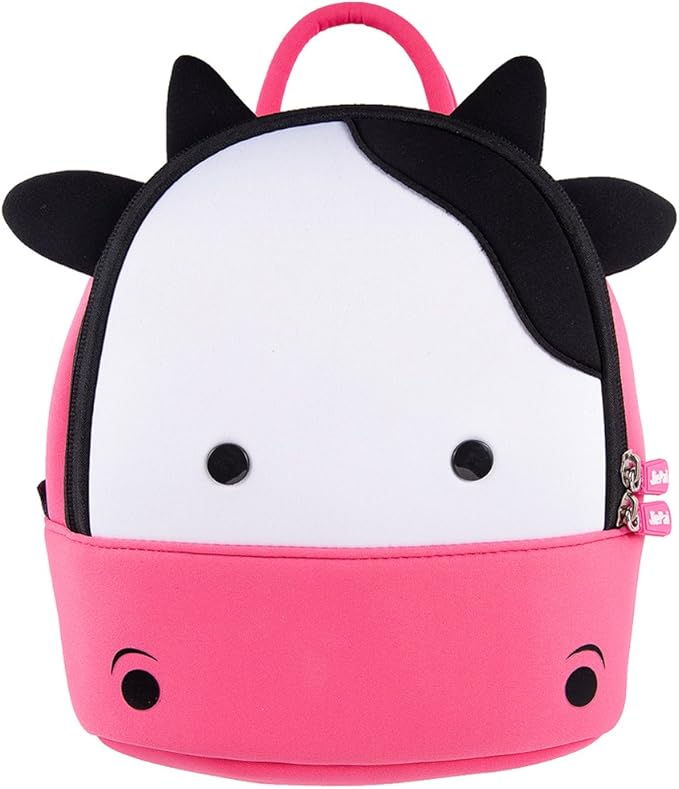 JiePai Cow Toddler Kids Backpack with Harness Leash for Boys Girls Age 1-3
