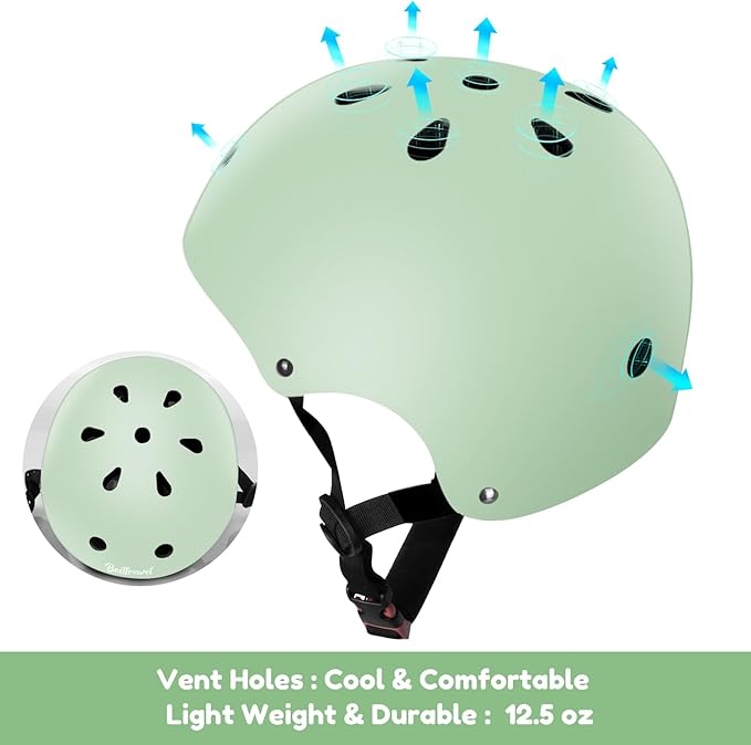 Kids Helmet, Toddler Adjustable Kids Ages 3-8 Years Old Boys Girls Multi-Sports Safety