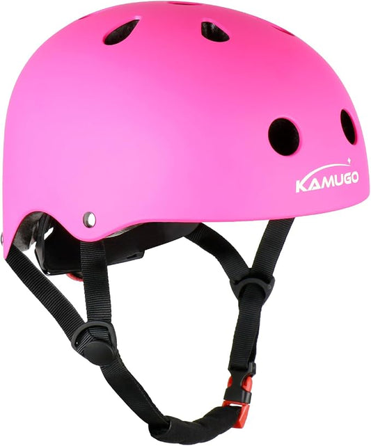 KAMUGO Kids Bike Helmet,Toddler Helmet Adjustable Kids Bicycle Helmet Girls Or Boys Ages 2-8/8-14 Years Old Multi-Sports for Cycling Skateboard Scooter