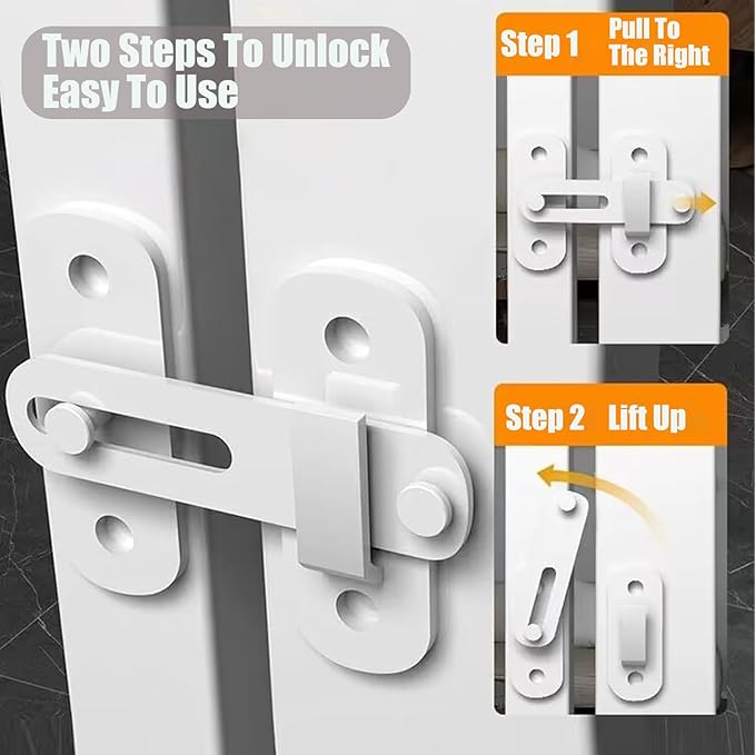 55.1 Inch Tall Baby Gate Auto Close Dog Gate Adjustable 29.92"- 48.03" Wide Pressure Mounted Walk Through Swing Pet Gate for Doorways (White, 29.92"- 48.03")