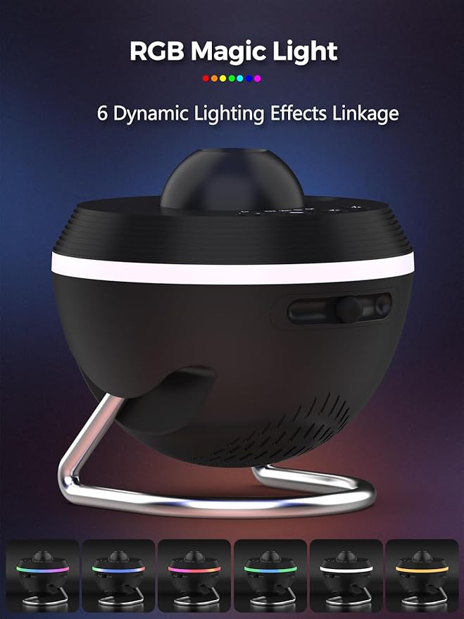 Galaxy Projector - 13 in 1 Planetarium Star Projector - Solar System Projector for Kids Bedroom Ceiling Decor - Realistic Starry Sky Night Light with Timer, Dynamic Meteor, RGB Lighting Effects