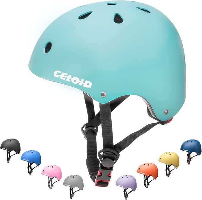 Kids Bike Helmet,Toddler Skateboard Helmets for Ages 2-3-5-8-14 Years Boys Girls，Adjustable Multi-Sport Bicycle Skateboarding Football Roller Skating Scooter Rollerblade Balance Bike Helmet