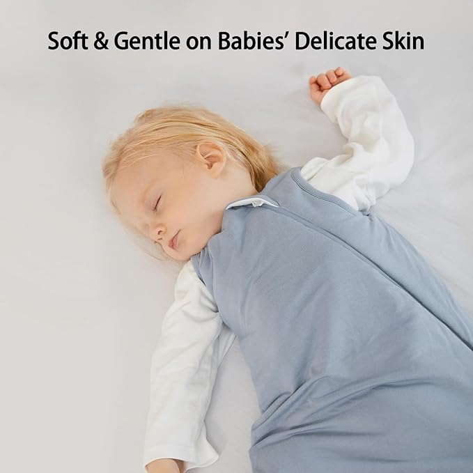 Rayon Made from Bamboo Sleep Sack 24-36 Months 1.0 Tog Ultra Soft Baby Wearable Blanket Toddler Sleeping Sack 2t-3t for Babies Unisex 2-Way Zipper 3t Baby Sleeping Bag Lightweight Extra Large Long XXL