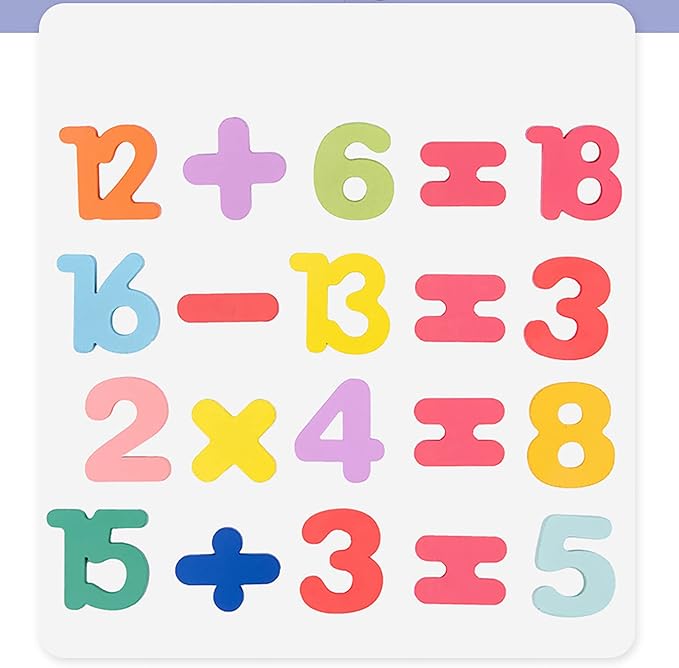 Wooden Puzzles for Toddlers, 3pack Alphabet Shape Puzzles for Kids 3 Wooden Montessori Toddler Wooden Alphabet Number Shape for Kids 3 Years Old Boys & Girls