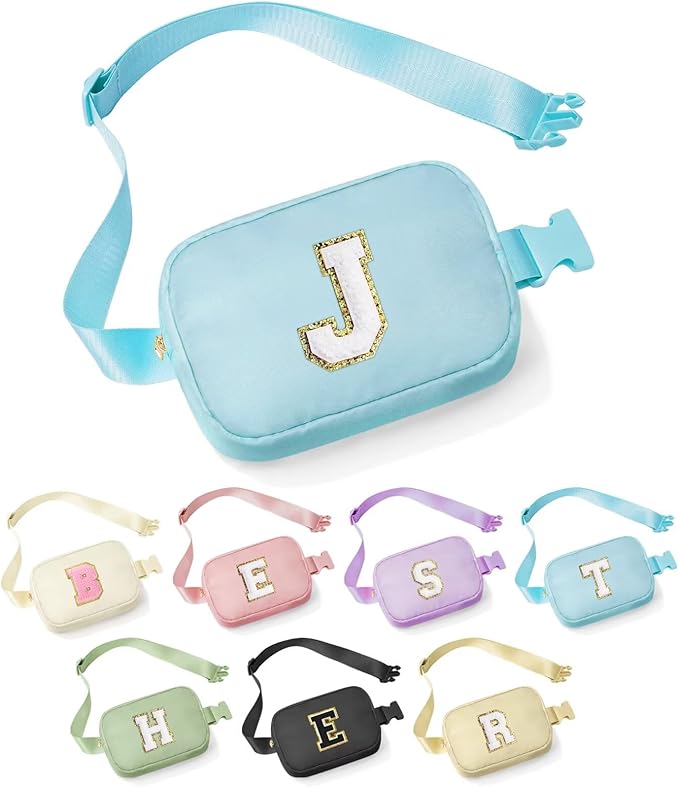 YOOLIFE Friend Gifts - Crossbody initialization Bag, Blue for Friends