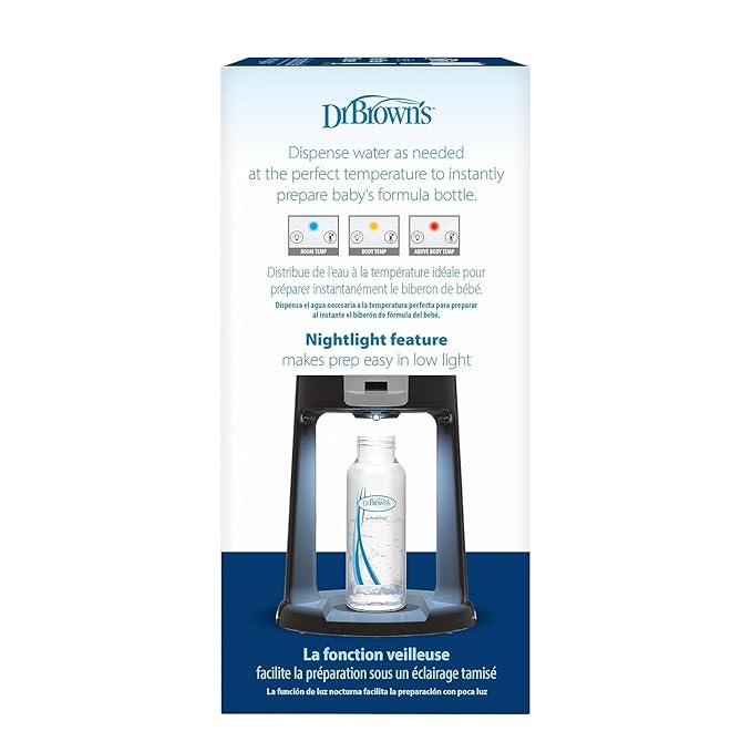 Dr. Brown's Insta-Prep Warm Water Dispenser with Baby Formula Mixing Pitcher, 32oz Olive