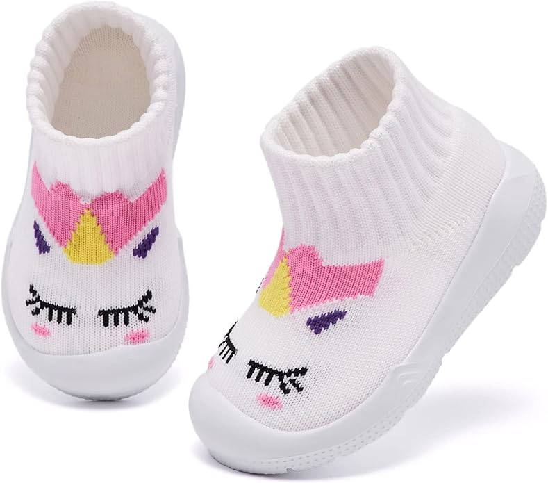 MORENDL Toddler Sock Shoes Baby Walking Shoes Infant Slippers Boys & Girls Non-Slip Sneakers