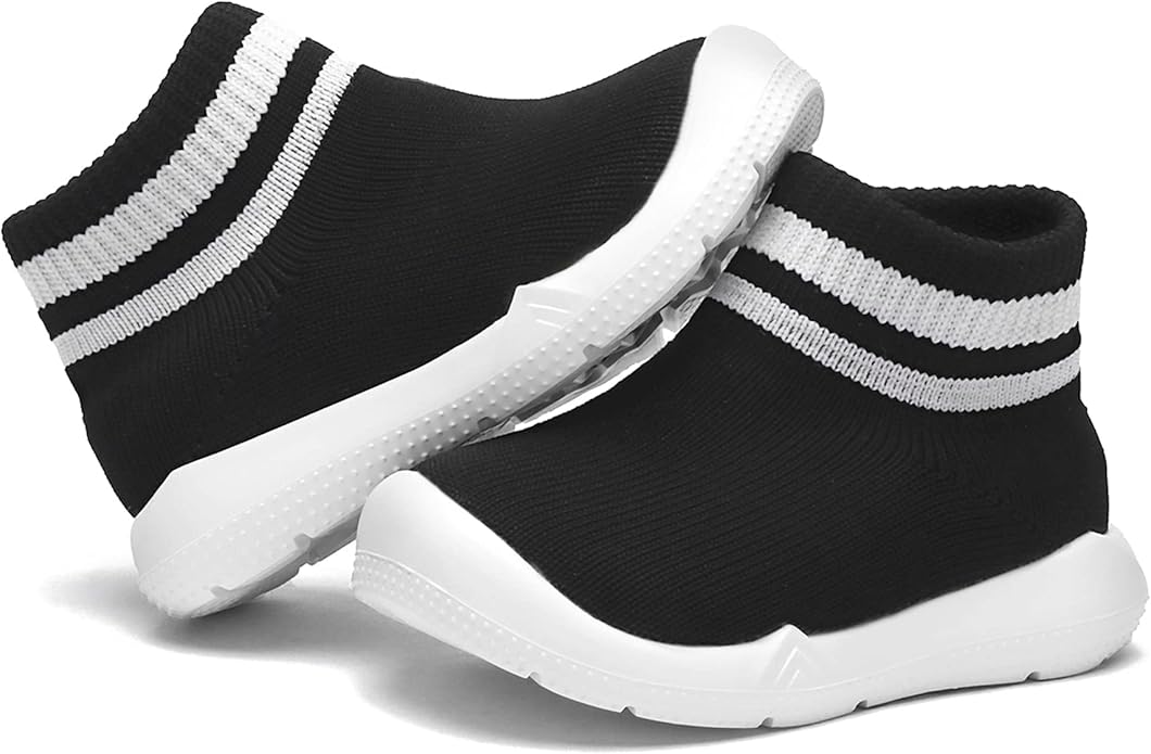 Engtoy Baby Shoes & Socks - Non-Slip Breathable Slippers with Soft Rubber Sole - Baby Boys & Girls Slip On Sneakers