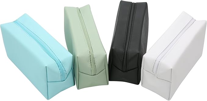 Bridesmaid Proposal Gifts Letter Cosmetic makeup bag bulk for Wedding Party Favors Bachelorette party decorations Toiletry Organizer Bag Makeup Case Gift (6, SkyBlue)