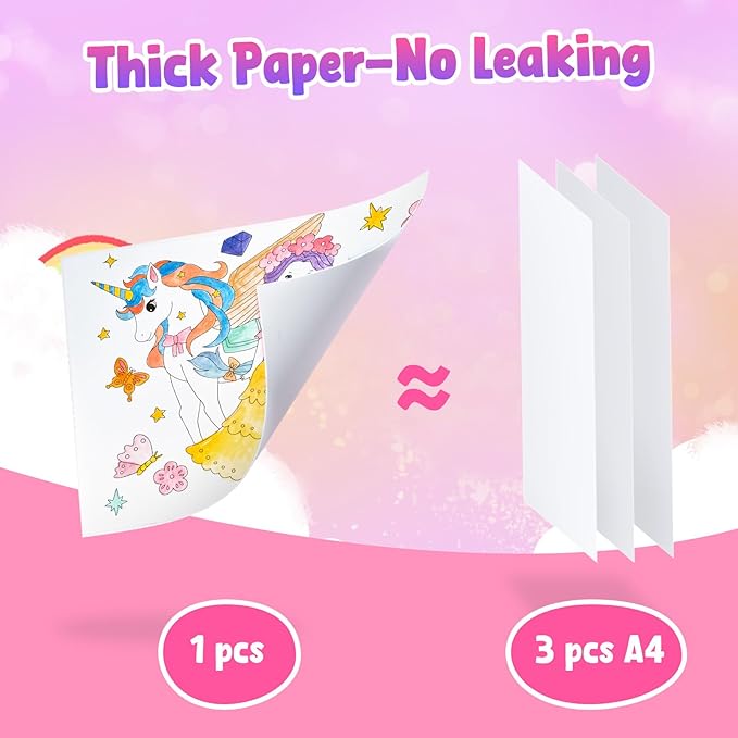 JoyCat Paint with Water Coloring Books, Art & Craft Activity, Princess No Mess Art for Kids Ages 4-8, Craft Kits & Supplies, DIY Creative Activity, Presents for Girls & Boys