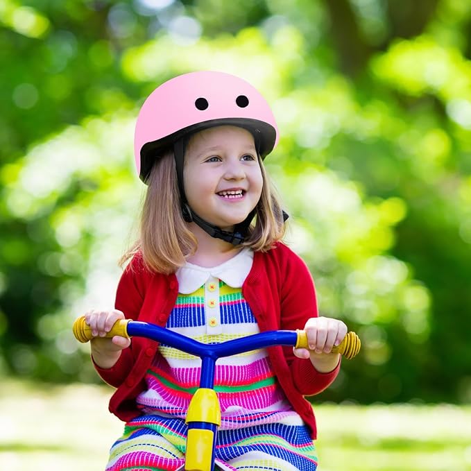 Kids Helmet for 2-3-5-8-14 Ages Girls and Boys, Ventilation and Impact Resistance Toddler Helmet for Multi-Sport Bicycle Scooter Inline Roller Skate and Skateboarding