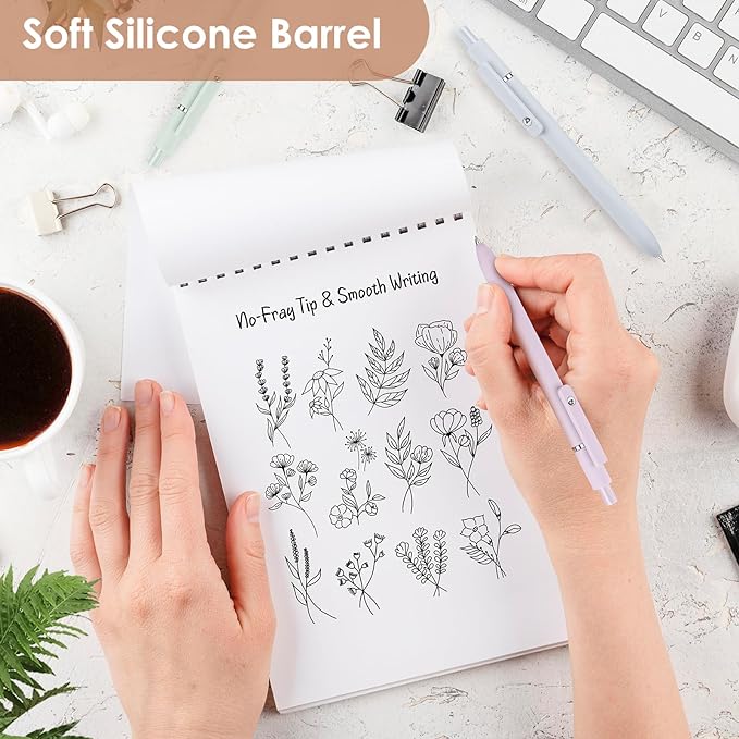 Pens for School, Cool Stuff Aesthetic Pen Office College School Supplies, Teen Girl Gifts Trendy Stuff Gel Pens for Men Women Student