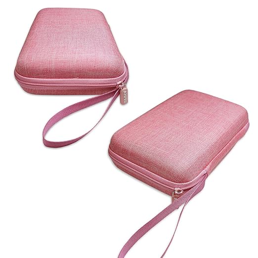 JCHPINE Hard Carrying Case for GiiKER Super Slide Brain Games, Protective Storage Holder for GiiKER Brain Teaser Puzzles Interactive Handheld Game Console Accessories (Case Only) (Pink)