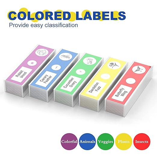 60Pcs Prepared Microscope Slides Specimen Animals Insects Plants Flowers Sample Biological Specimen, Stereo Microscope Slide for Kids Children Students Enlighten Education