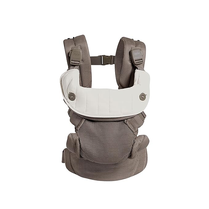 Joie Savvy Air 4-in-1 Mesh Baby Carrier – Breathable, Ergonomic Baby Carrier with 4 Carry Positions, Cooling Mesh Fabric, Padded Straps, and Lumbar Support (Bisque)