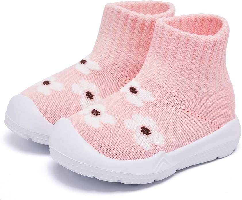 MORENDL Toddler Sock Shoes Baby Walking Shoes Infant Slippers Boys & Girls Non-Slip Sneakers
