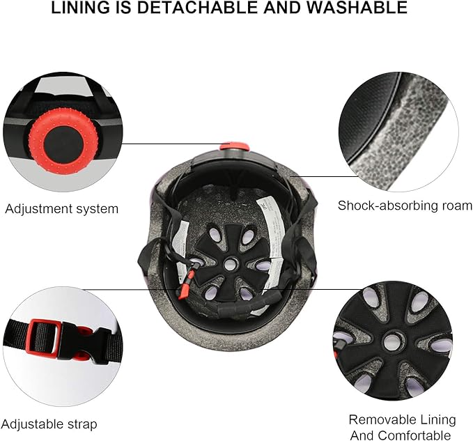 Kids Bike Skateboard Helmet Pad Set,Toddler Cyling Protective Gear Knee & Elbow Pads Wrist Guards for 5-8-10-12-14-16 Years Girls Boys Bicycle Scooter Roller Skate Inline Skating Rollerblading