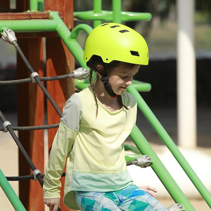 Bike Skateboard Helmet, Adjustable and Multi-Sport for Skate Scooter, 3 Sizes for Adult Youth Kids Toddler