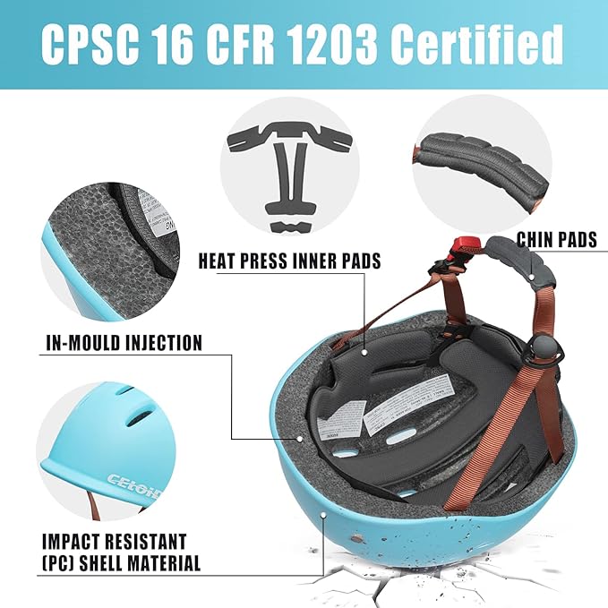 Kids Bike Helmet,Toddler Cyling Helmets for Ages 5-8-9-10-12-14-16Years Youth Boys & Girls,Child Adjustable Multi-Sport Bicycle Skateboard Roller Skate Scooter Balance Skateboarding Helmet