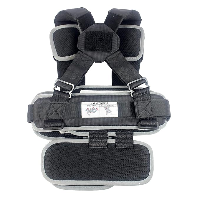 Large Black, Lightweight, Compact, Portable Car Seat - Perfect for Travel and Everyday Child Safety