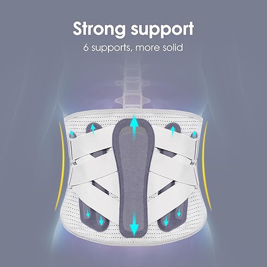 Elastic Abdominal Binder Lower Waist Support Belt, Post Surgery Postpartum Belly Band Wrap Back Support Belt Stomach Compression Wrap Waist Recovery for Men and Women (Large)