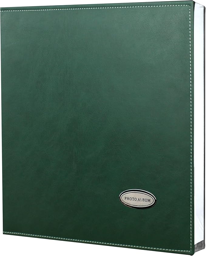 Self-Adhesive Photo Album, Dust-free, glue free and waterproof Scrapbook Album, Family album, Leather Cover, Hand Made DIY Albums Holds 3x5, 4x6, 5x7, 6x8,8x10 photos