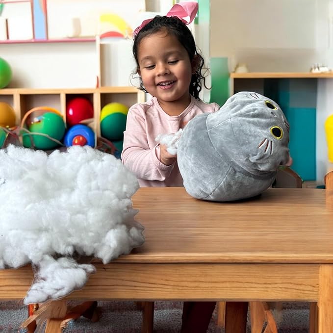 Generic 3-Pack 8" Make Your Own Stuffed Animal Kit - No Sew Crafts for Kids - DIY Children Dinosaur Pillow - Unstuffed Plush Animals Kit