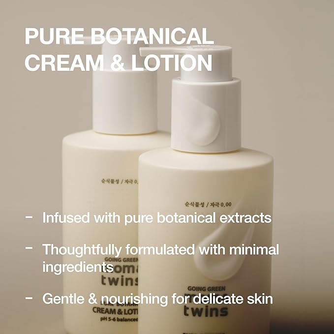CREAM & LOTION – Organic Newborn-Safe Korean Baby & Adult 2‑in‑1 Face & Body Lotion, Moisturizer with Vitamin C for Soothing Hydration, Gentle & Effective (7.41 fl oz / 210 g)