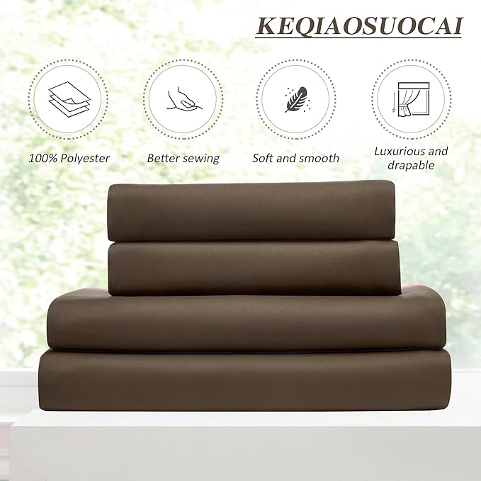 Brown Blackout Curtains 132 Inches Long 11 feet Tall, Extra Long Pinch Pleats Living Room Curtains Thermal Pleated Curtains Panels Drapery for Home, Hotel, Office, 40" W x 132" L, Set of 2