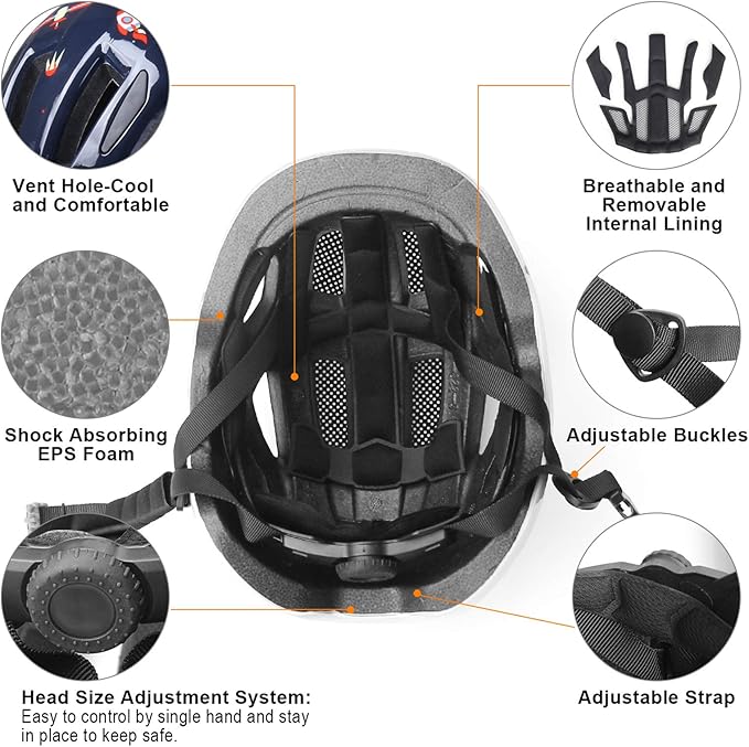 GLAF Baby Bike Helmet Toddler Helmets for 1 Year Old and up Infant Girls Boys Multi Sport Adjustable for Scooter Bicycle Kids Youth Child Skateboard Safety Cycling