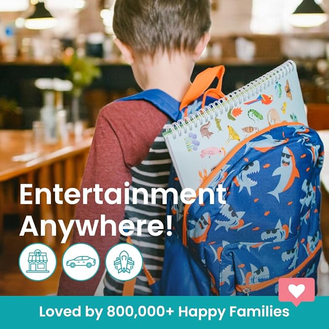 Fashion Sticker Book Activity for Kids, All The Different Rooms by Cupkin, Toddler Airplane Travel Essentials, 500+ Stickers for Kids 12 Scenes + Coloring Book Pages, Child's Gift, Crafts Ages 2-8