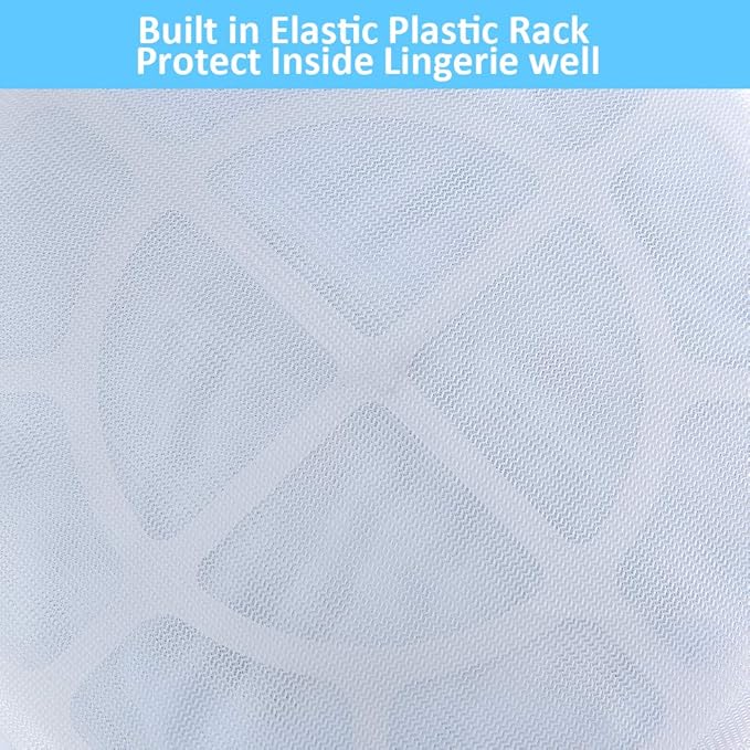 GOGOODA 4 Pcs Mesh Laundry Bag for Bras Lingerie Wash Bag for Delicates, Large, 4 Pack