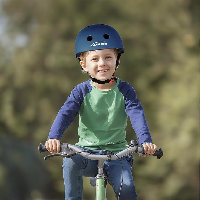 KAMUGO Kids Bike Helmet,Toddler Helmet Adjustable Kids Bicycle Helmet Girls Or Boys Ages 2-8/8-14 Years Old Multi-Sports for Cycling Skateboard Scooter