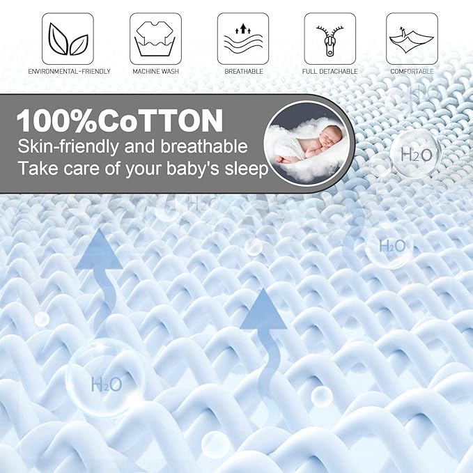 Baby Lounger for Newborn Cover - Newborn Lounger Cover for 0-12 Months, Breathable & Portable Infant Lounger Cover - Soft Baby Floor Seat Cover for Travel, Newborn Essentials - Baby Snuggle Elephant