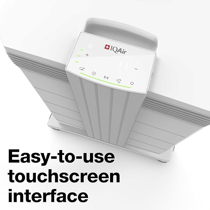 IQAir HealthPro Compact XE Air Purifier - 2-Pack - Compact HyperHEPA Fration for Rooms up to 2480 sq ft - Allergens, Smoke, Dust, Mold, Pet Dander, Swiss Made, WiFi Enabled