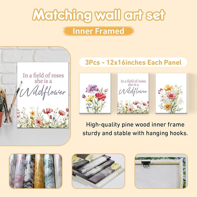 Custom Crib Bedding Set - 5 Pcs Customized Baby Crib Set with Name - Soft Double Layer Flower Nursery Baby Bedding Set for Girls Boys - Personalized for Infants Toddlers