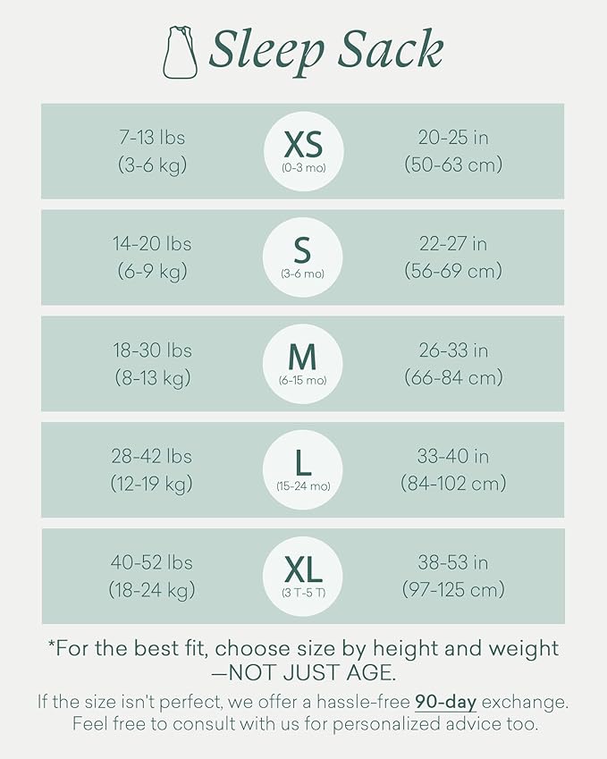 Supersoft Sleep Sack 1.0 TOG, Premium Bamboo Viscose Baby Sleeping Bag 2-Way Zipper Sleep Sack Baby Wearable Blanket