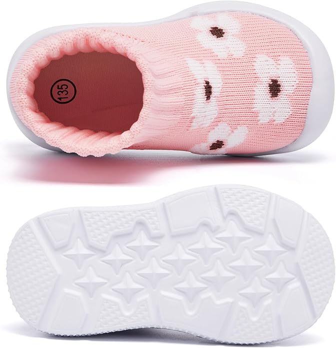 MORENDL Toddler Sock Shoes Baby Walking Shoes Infant Slippers Boys & Girls Non-Slip Sneakers