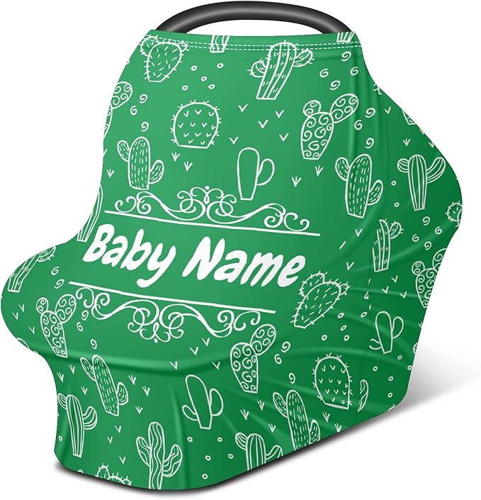 Baby Car Seat Stroller Cover Nursing Cover New Mom Breastfeeding Scarf Soft Stretchy Infant Carrier Cover Car Canopy Coverage