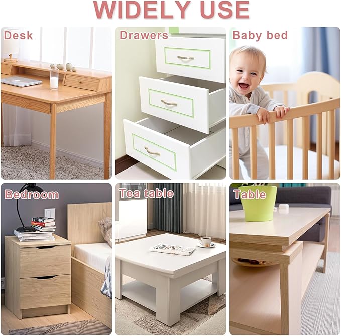 100% Silicone Corner Protectors,Corner Protector Baby Proofing,Soft Edge Protector,Furniture Corner Guard & Edge Safety Bumpers with Strong Adhesive for Furniture&Sharp Corners