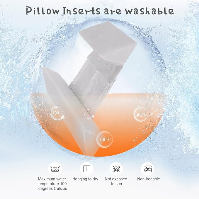 Baby Side Sleeper Weddge Breathable Pillow, Removable and Washable Breathable,Original Down Alternative Pillow for Sleeping - Bedding for Back, Stomach or Side Sleepers