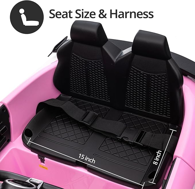 Licensed Audi Electric Kids Car, 12V Kids Ride-on Toy Car for Toddlers w/Remote - Pink
