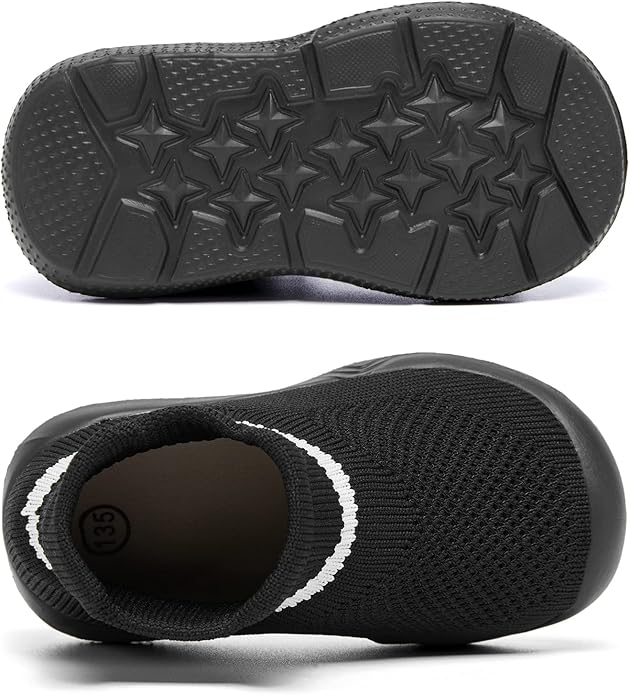 MORENDL Toddler Sock Shoes Baby Walking Shoes Infant Slippers Boys & Girls Non-Slip Sneakers