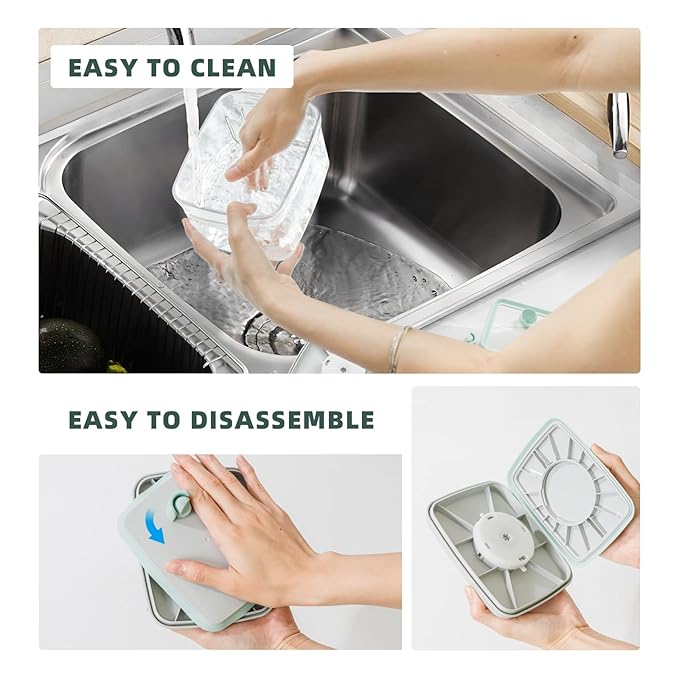 Formula Container - 1700ml Pop Top Milk Powder Container, BPA-Free Airtight Formula Dispenser with Scoop and Scraper, 21OZ, 1.32LB, 600g, Clear