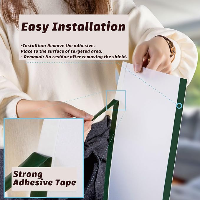 2PCS Baby Proofing Door Finger Pinch Protector Clear Door Jam Shield for Child Safety Finger Pinch Guard Hinge Protectors for Kids